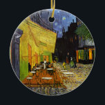 Cafe Terrace bij Night Van Gogh Keramisch Ornament<br><div class="desc">Post-impressionistische schilderkunstenaar Vincent Van Gogh's grote kunstwerken en schilderijen</div>