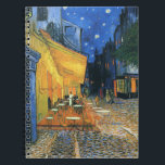 Cafe Terrace bij Night Van Gogh notebook Notitieboek<br><div class="desc">Café Terrace te Night,  ook bekend als The Cafe Terrace on the Place du Forum,  werd half september 1888 geschilderd door Vincent van Gogh in Arles,  Frankrijk.</div>