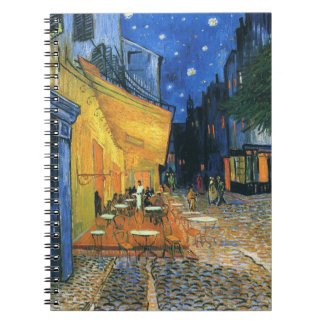 Cafe Terrace bij Night Van Gogh notebook Notitieboek