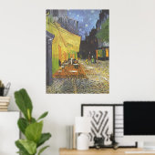Cafe Terrace bij Night Van Gogh Poster (Thuiskantoor)