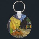 Cafe Terrace bij Night Van Gogh Sleutelhanger<br><div class="desc">Post-impressionistische schilderkunstenaar Vincent Van Gogh's grote kunstwerken en schilderijen</div>