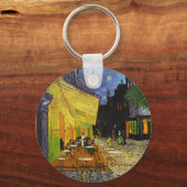 Cafe Terrace bij Night Van Gogh Sleutelhanger (Voorkant)