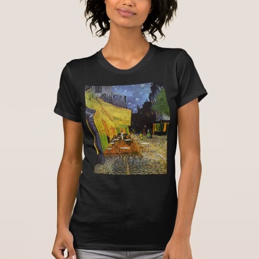 Cafe Terrace bij Night Van Gogh T-shirt (Voorkant)