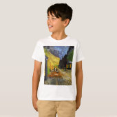 Cafe Terrace bij Night Van Gogh T-shirt (Voorkant volledig)