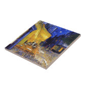 Cafe Terrace Cityscape Vincent van Gogh Tegeltje (Zijkant)