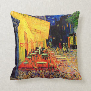 Cafe Terrace (F467) Van Gogh Fine Art Kussen