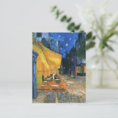 Cafe Terrace in het Briefkaart Night Van Gogh (Staand voorkant)