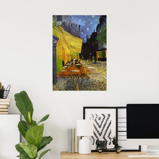 Cafe Terrace in het Poster Night Van Gogh (Thuiskantoor)