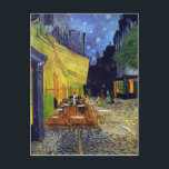 Cafe Terrace in Night door Vincent van Gogh 1888 Briefkaart<br><div class="desc">Voor zover ik weet zijn deze afbeeldingen in het publieke domein en worden ze geacht vrij te zijn in de VS zonder beperkingen te gebruiken. 
 Neem contact met me op als je ontdekt dat een van deze afbeeldingen niet in het publieke domein voorkomt.</div>