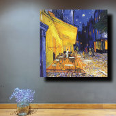 Cafe Terrace in Night France Vincent van Gogh Canvas Afdruk