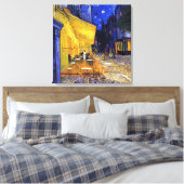 Cafe Terrace in Night France Vincent van Gogh Canvas Afdruk (Insitu (Slaapkamer))
