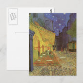 Cafe' Terrace in Night Van Gogh koffiehuis Briefkaart (Voorkant / Achterkant)