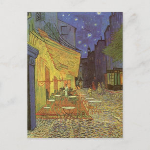 Cafe' Terrace in Night Van Gogh koffiehuis Briefkaart