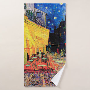 Cafe Terrace in Night, Vincent van Gogh, 1888 Badhanddoek
