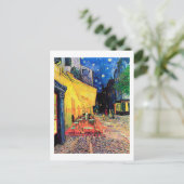 Cafe Terrace in Night, Vincent van Gogh, 1888 Briefkaart (Staand voorkant)