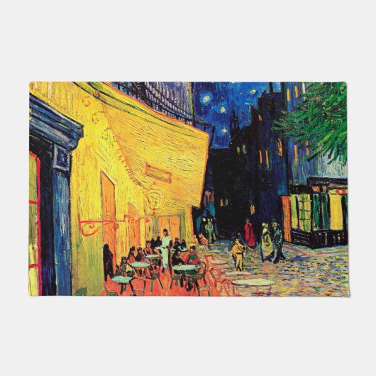 Cafe Terrace in Night, Vincent van Gogh, 1888 Deurmat (Voorkant)