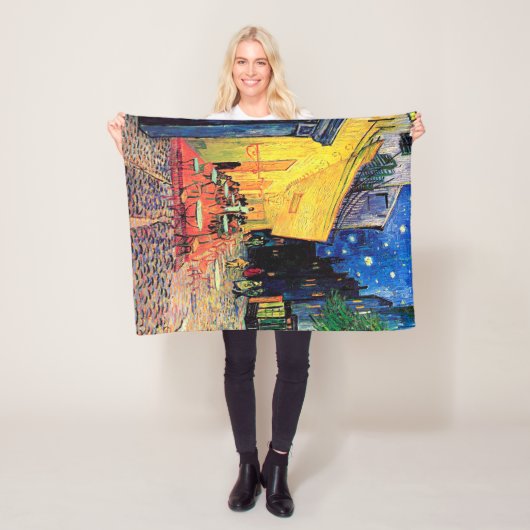 Cafe Terrace in Night, Vincent van Gogh, 1888 Fleece Deken (In situ)