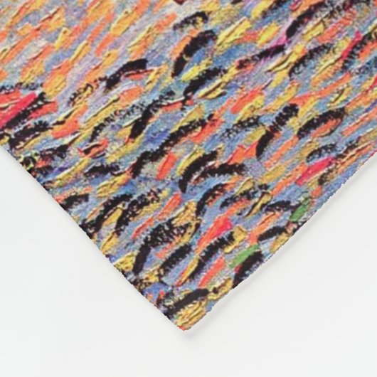 Cafe Terrace in Night, Vincent van Gogh, 1888 Fleece Deken (Hoek)