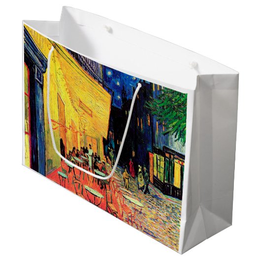 Cafe Terrace in Night, Vincent van Gogh, 1888 Groot Cadeauzakje (Voorkant Gekanteld)