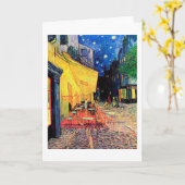 Cafe Terrace in Night, Vincent van Gogh, 1888 Kaart (Gele Bloem)
