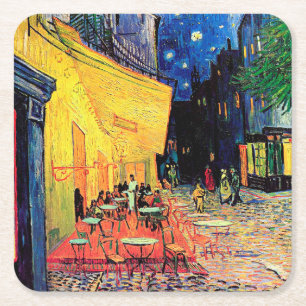 Cafe Terrace in Night, Vincent van Gogh, 1888 Kartonnen Onderzetters