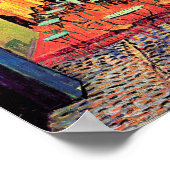 Cafe Terrace in Night, Vincent van Gogh, 1888 Poster (Hoek)