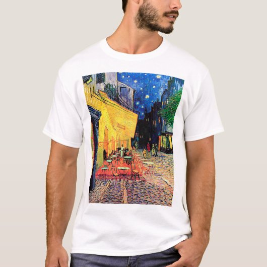 Cafe Terrace in Night, Vincent van Gogh, 1888 T-shirt (Voorkant)