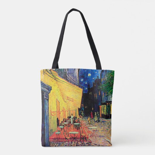 Cafe Terrace in Night, Vincent van Gogh, 1888 Tote Bag (Achterkant)