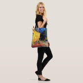 Cafe Terrace in Night, Vincent van Gogh, 1888 Tote Bag (Op model)