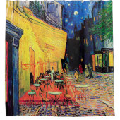 Cafe Terrace in Night, Vincent van Gogh Douchegordijn (Voorkant)