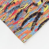 Cafe Terrace in Night, Vincent van Gogh Fleece Deken (Hoek)