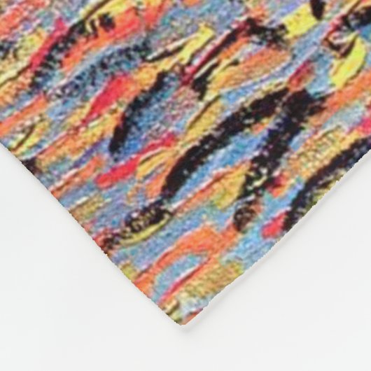 Cafe Terrace in Night, Vincent van Gogh Fleece Deken (Hoek)