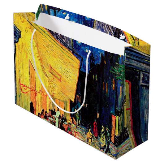 Cafe Terrace in Night, Vincent van Gogh Groot Cadeauzakje (Achterkant Gekanteld)