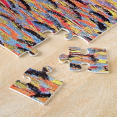 Cafe Terrace in Night, Vincent van Gogh Legpuzzel (Zijkant)