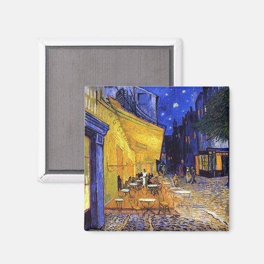 Cafe Terrace in Night Vincent van Gogh Magneet (Voorkant / Achterkant)