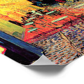 Cafe Terrace in Night, Vincent van Gogh Poster (Hoek)