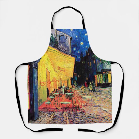Cafe Terrace in Night, Vincent van Gogh Schort (Voorkant)