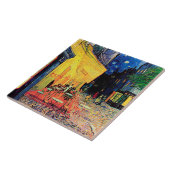 Cafe Terrace in Night, Vincent van Gogh Tegeltje (Zijkant)