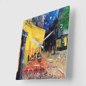 Cafe Terrace in Night, Vincent van Gogh Vierkante Klok (Hoek)