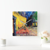 Cafe Terrace in Night, Vincent van Gogh Vierkante Klok (Huis)