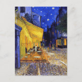 Cafe Terrace Night Vincent van Gogh Briefkaart (Voorkant)
