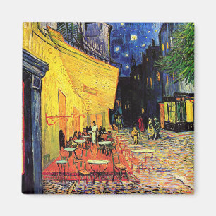 Café Terrace over de plaats van het forum, Arles  Magneet