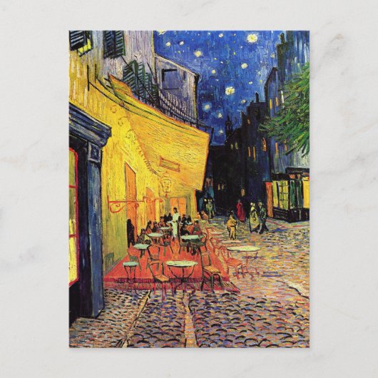 Cafe Terrace Place of Forum Van Gogh Fine Art Briefkaart (Voorkant)