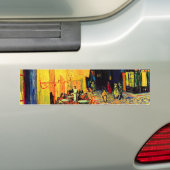 Cafe Terrace Place of Forum Van Gogh Fine Art Bumpersticker (Op auto)