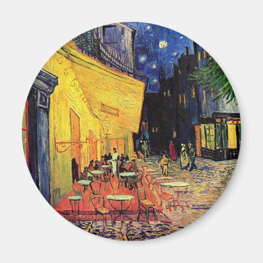 Cafe Terrace Place of Forum Van Gogh Fine Art Magneet (Voorkant)