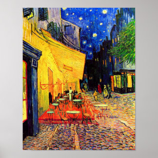 Cafe Terrace Place of Forum Van Gogh Fine Art Poster