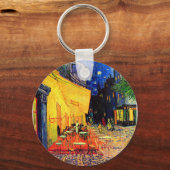 Cafe Terrace Place of Forum Van Gogh Fine Art Sleutelhanger (Voorkant)