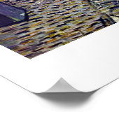 Cafe Terrace 's nachts door Vincent van Gogh Poster (Hoek)