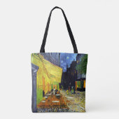 Café Terrace 's nachts van Van Gogh Fine Art Tote Bag (Achterkant)
