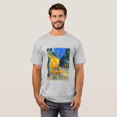 Cafe Terrace schilderij van Vincent van Gogh T-shirt (Voorkant volledig)